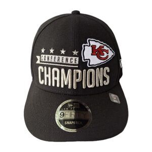 49ers New Era 2023 NFC Champions Locker Room LP 9FIFTY Snapback Hat Cap NEW